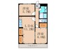 ﾊｰﾌﾑｰﾝ 2LDKの間取り