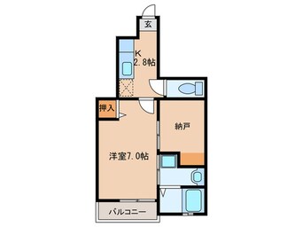 間取図 エーデルワイスⅡ