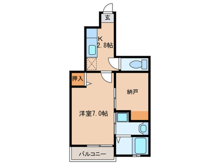 間取図 エーデルワイスⅡ