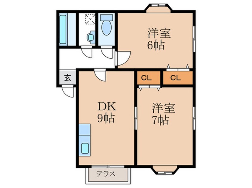 間取図 ローテンブルクハウス　Ｂ棟