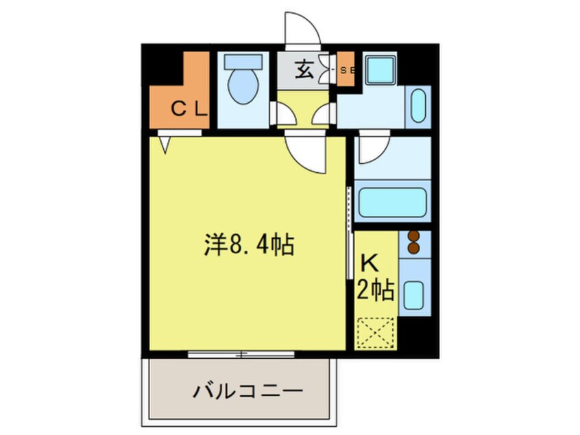 間取図 クロシェット薬院