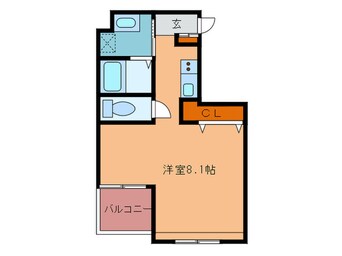 間取図 ラクレイス薬院