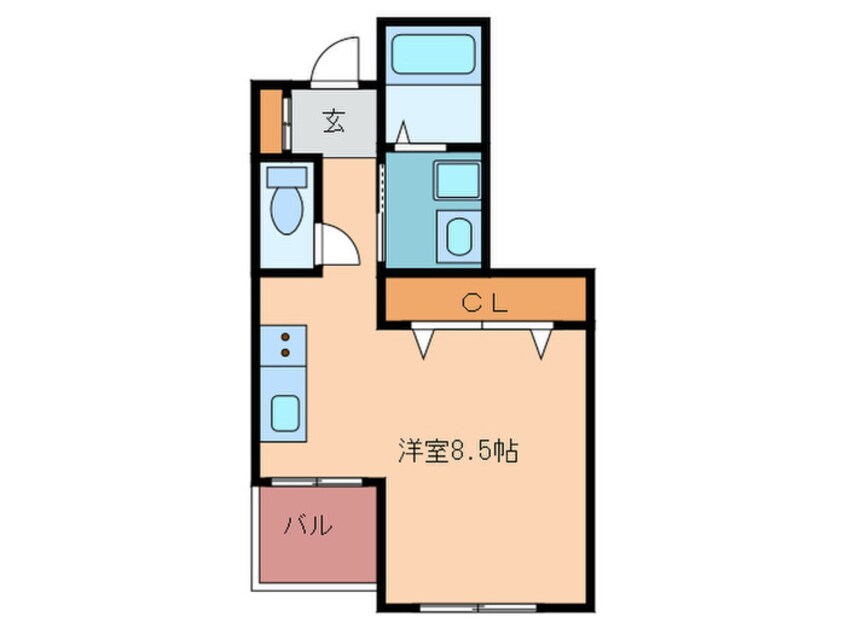 間取図 ラクレイス薬院