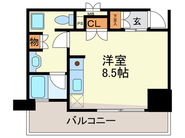 間取り図 パ－クアクシス中呉服町