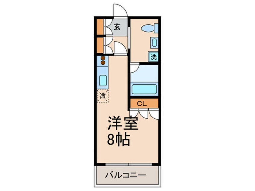 間取図 パ－クアクシス中呉服町