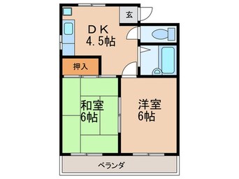 間取図 福士ハイツ