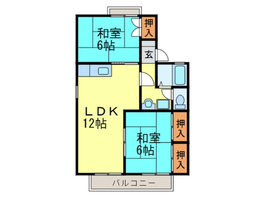 間取図 セジュ－ルプロプル１