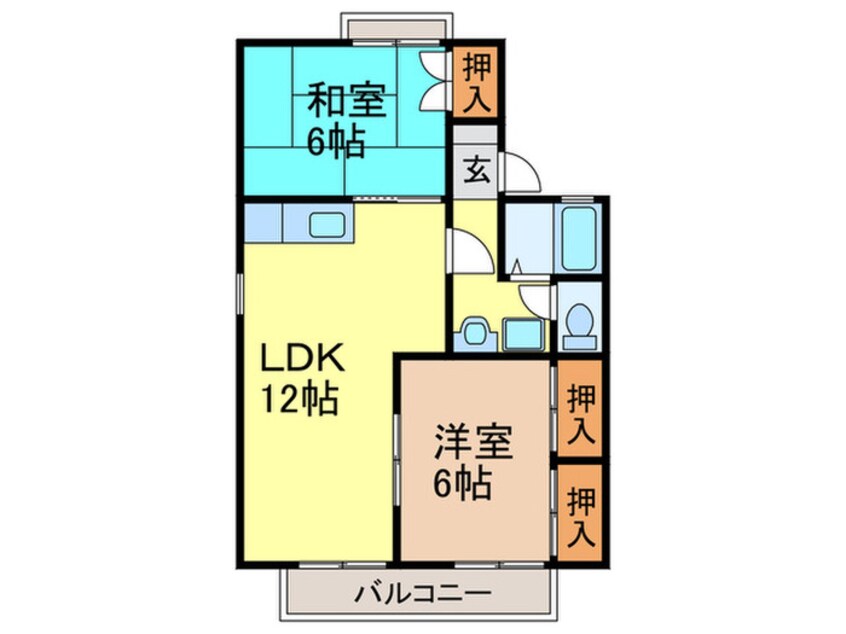 間取図 セジュ－ルプロプル１