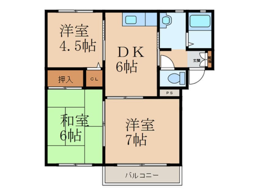 間取図 フォーレスM