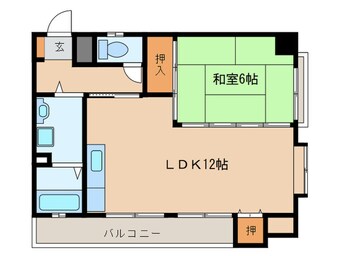 間取図 カーサ中島