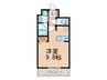 エンクレスト博多STYLE（501） 1Rの間取り