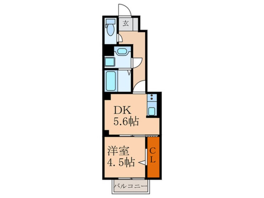 間取図 プランドール　B棟