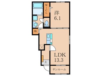 間取図 ボヌール金木犀Ⅲ