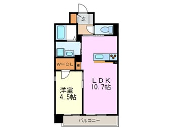 間取図 ｼｬｰﾒｿﾞﾝｸﾞﾗﾝﾄﾞｿﾚｲﾕ門司