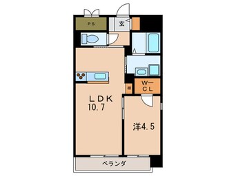 間取図 ｼｬｰﾒｿﾞﾝｸﾞﾗﾝﾄﾞｿﾚｲﾕ門司