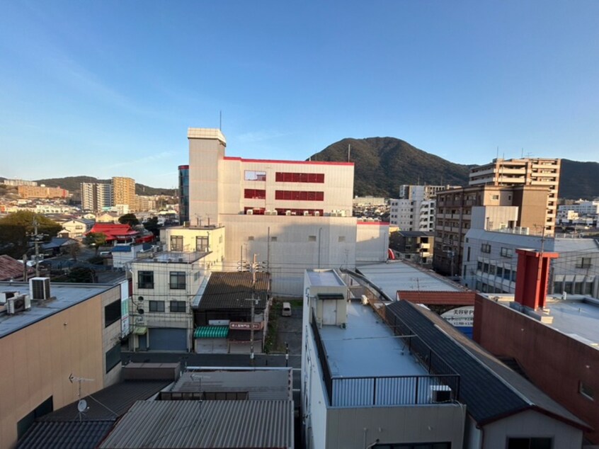 室内からの展望 ｼｬｰﾒｿﾞﾝｸﾞﾗﾝﾄﾞｿﾚｲﾕ門司