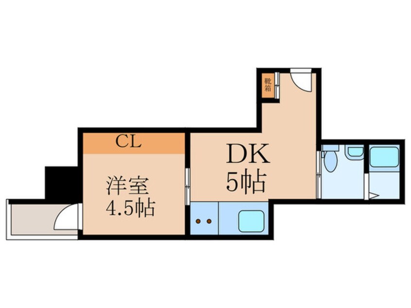 間取図 ル・ヴァンヴェールあべ山