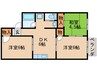 ハイツ杉野 3DKの間取り