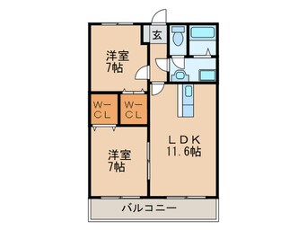 間取図 キャッスルリオ