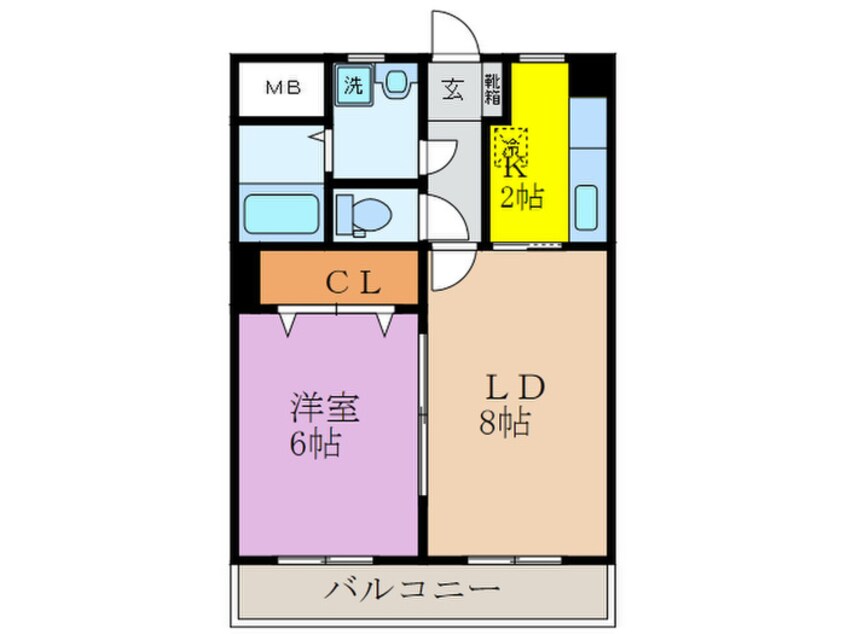 間取図 ア－ニスト新合川