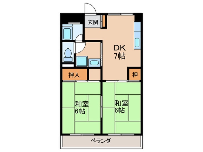 間取り図 エクセレント野間