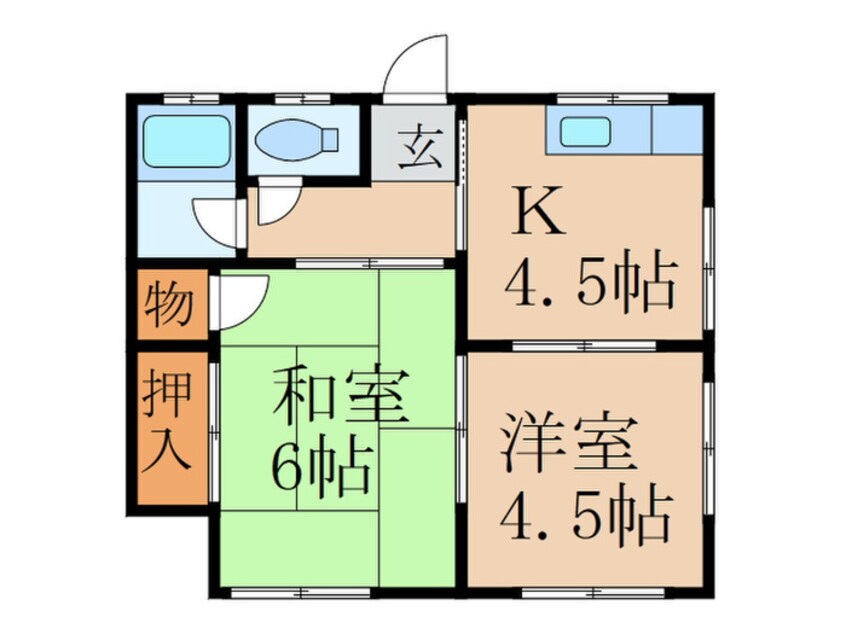 間取図 エムロード京町D棟