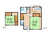 エムロード京町C棟 2Kの間取り