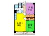 横手宝満ビル 2LDKの間取り