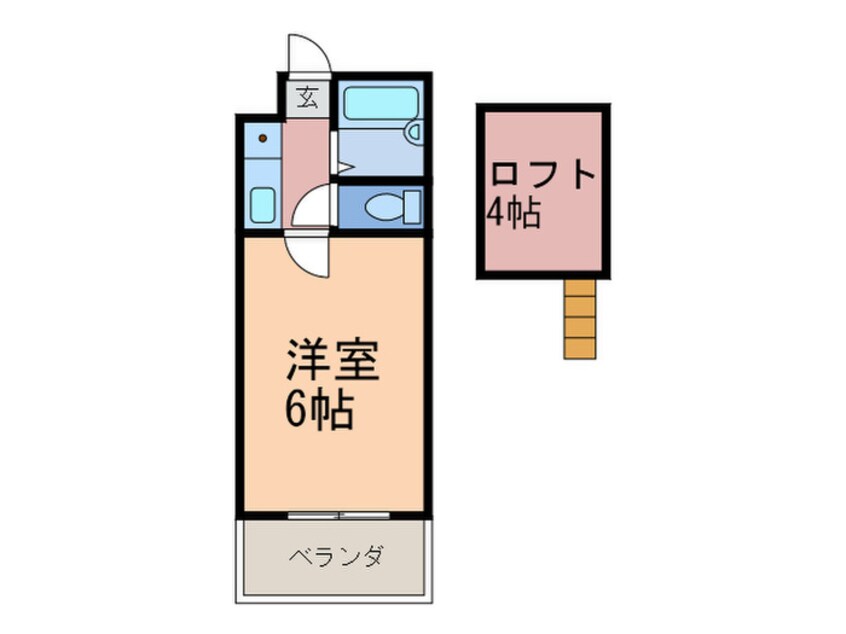 間取図 ロイヤルシャトー黒崎