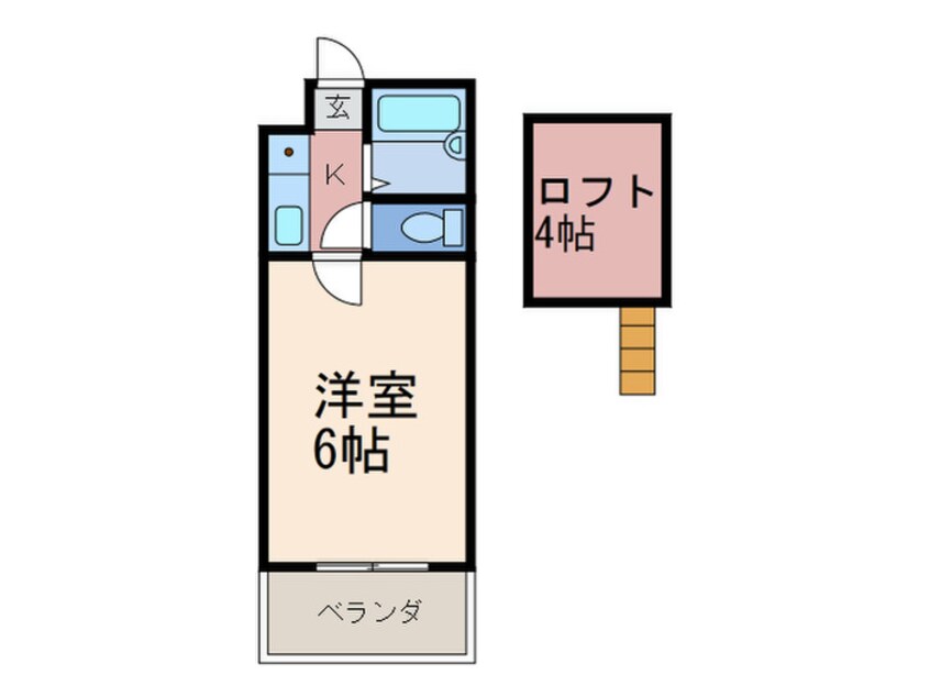 間取図 ロイヤルシャトー黒崎