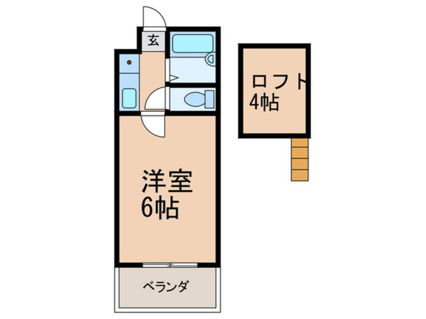 間取図 ロイヤルシャトー黒崎