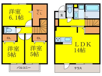 間取図 ボヌール