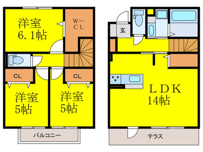 間取図 ボヌール