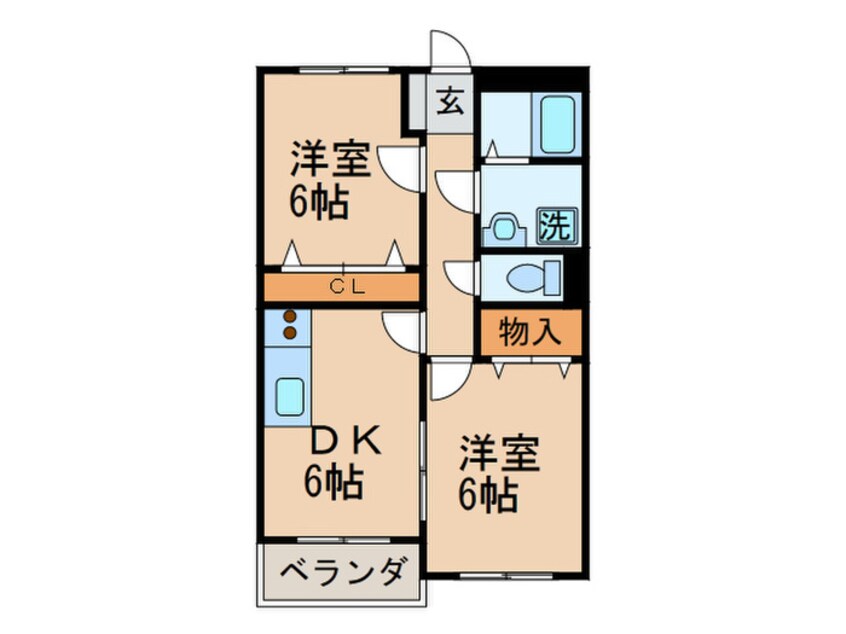 間取図 ダイヤモンドライフ