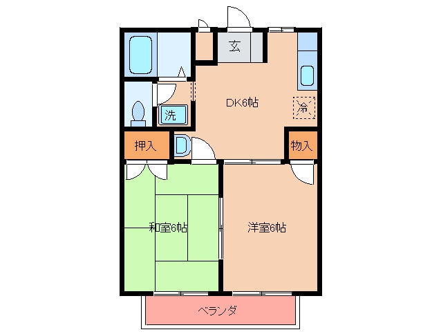 間取り図 ニュ－シティむつみ