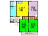 コスモハイツエデン 3LDKの間取り