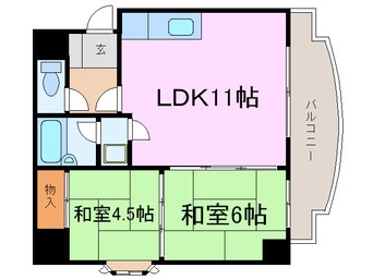 間取図 内山第２０ビル