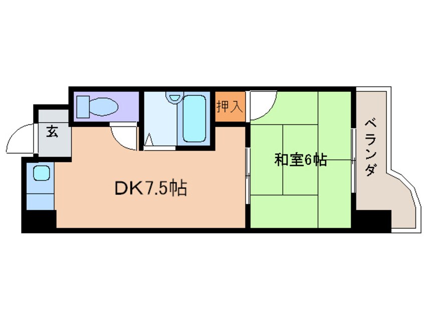 間取図 内山第２０ビル