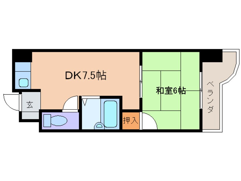 間取図 内山第２０ビル