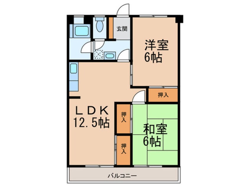 間取図 第１２吉川ビル