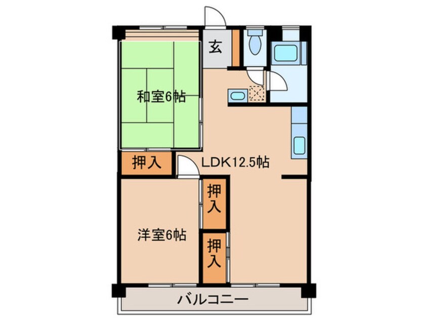 間取図 第１２吉川ビル