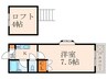 リファレンス企救丘　Ａ棟 1Kの間取り