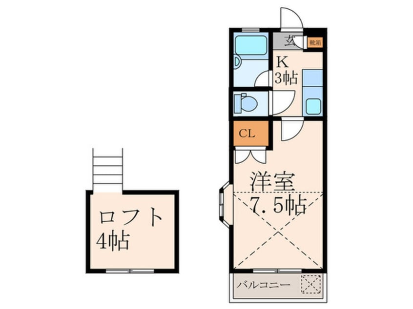 間取図 リファレンス企救丘　Ａ棟