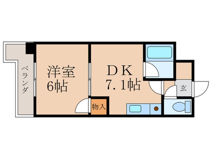 間取り図 ヴィレッヂ皆好園壱番館