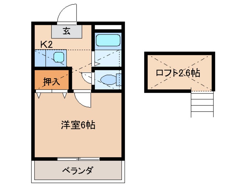 間取図 オイルファーム姪浜