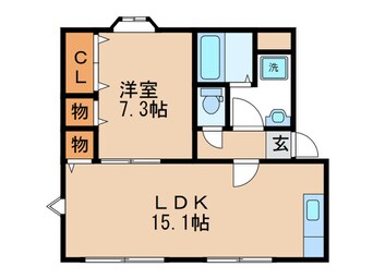 間取図 モダンハイツＫ・Ｂ