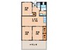 新光ビル 3LDKの間取り