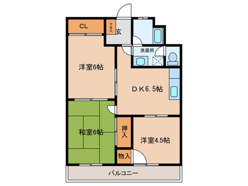 間取図 エステート井堀