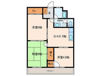 間取図 エステート井堀