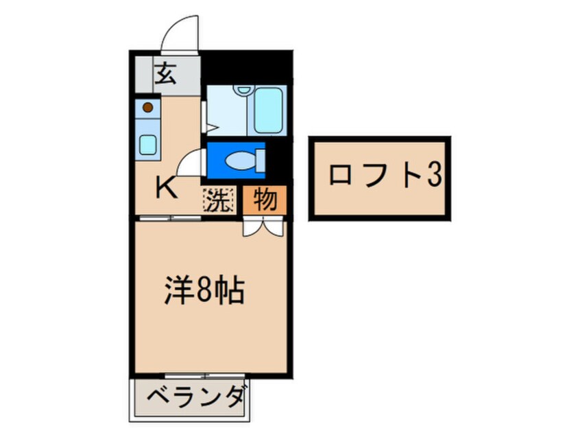 間取図 メゾンボ－Ｂ